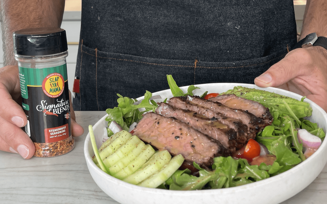 Steak Salad with Creamy Balsamic Mix